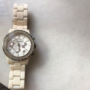 White Michael Kors watch